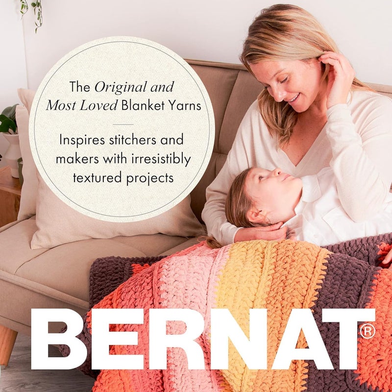 Bernat Blanket BB Twilight Yarn - 2 Pack of 300g/10.5 oz - 100% Polyester - #6 Super Bulky - 220 Yards - Knitting/Crochet - Image 3